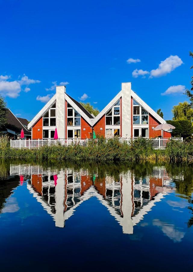 Ferienhaus Mit Wasserterrasse - Mit Sauna Und Kamin - Inklusive Nebenkosten Wendisch Rietz Luaran gambar